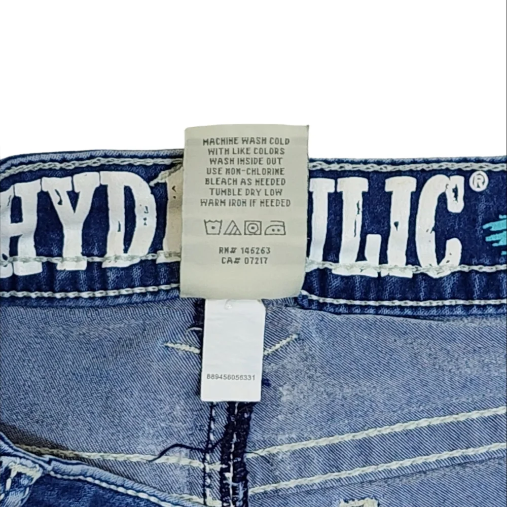 Hydraulic Bailey Low Rise Denim Shorts Jean Short Cutoffs Juniors Size 3/4